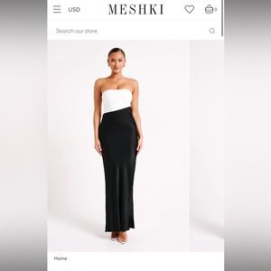 Meshki Miranda dress nwt size small